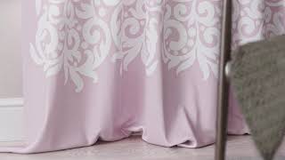 Комплект штор «Рилфонс (розовый)» — видео о товаре