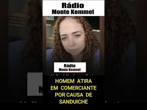HOMEM  NÃO GOSTA  DO SANDUICHE  E  ATIRA  EM  COMERCIANTE -  ANÁPOLIS/ GOIAS