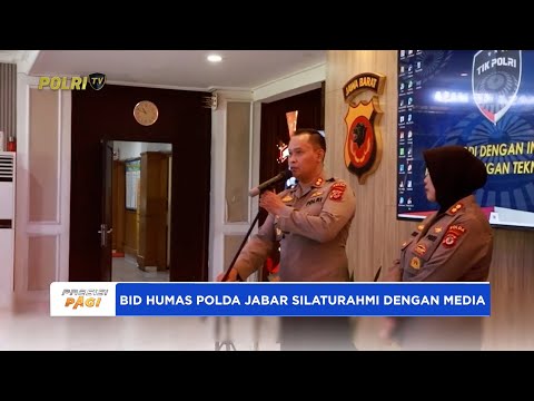 HUMAS POLDA JABAR SILATURAHMI DENGAN MEDIA