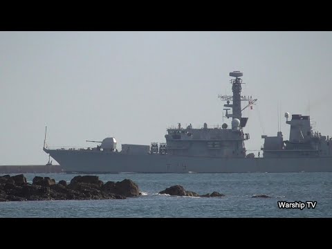 HMS PORTLAND F79 IN PLYMOUTH SOUND 30.9.25 (HIGHLIGHTS)