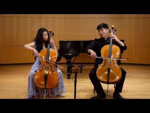 Barrière Cello Sonata for Two Cellos: Sydney and Noah Lee