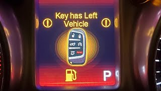 How to: Program key to Car "KEY HAS LEFT VEHICLE" on a 2012 Dodge Journey