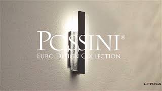 1_Watch A Video About the Possini Euro Cascadia Black Piastra Glass LED Outdoor Wall Light