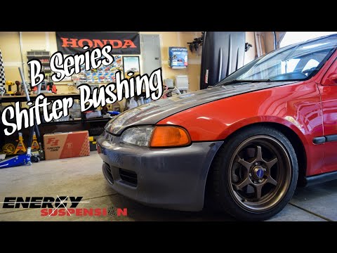B Series Shifter Bushing Replacement - Project Civic EJ1 - Energy Suspension