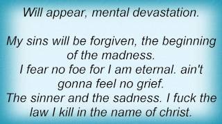 Edge Of Sanity - The Sinner And The Sadness Lyrics