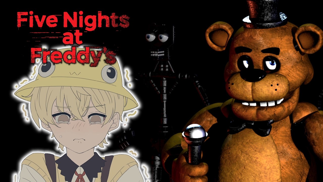 【Five Nights at Freddy's】いっぱい監視カメラ見るゲームやる。