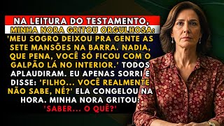 A HISTÓRIA REAL DESTA AVÓ👵'MEU SOGRO DEIXOU PRA GENTE AS MANSÕES', EU APENAS SORRI E ENTÃO...