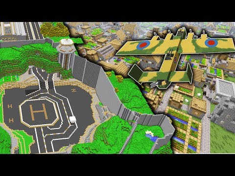 Biggest Air Force Base on the Server!  | Minecraft WAR #44