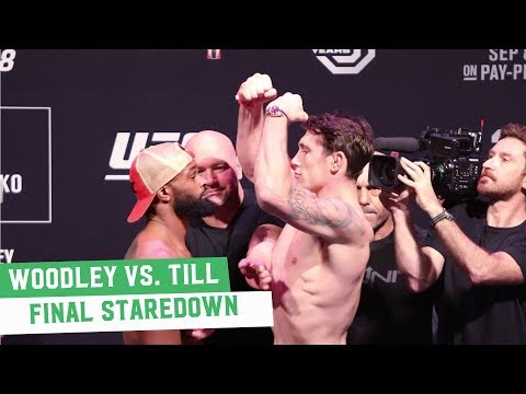 UFC 228 Ceremonial Weigh-In: Tyron Woodley vs. Darren Till