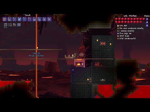Terraria 1.3 with lorgon111 - E20: Building better bridges