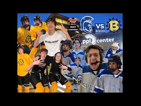 SLSD Spartans vs Bethlehem Area School District LVSHL Phantoms Cup Semi Final PPL Center (3/2/23)