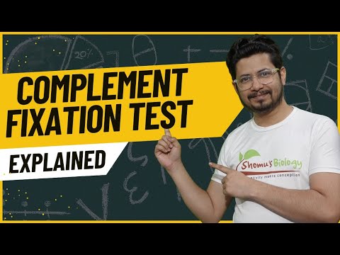 Complement fixation test in immunology | complement fixation process explained