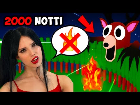 I SURVIVED 99 NIGHTS WITHOUT A CAMPFIRE IN THE FOREST on Roblox!