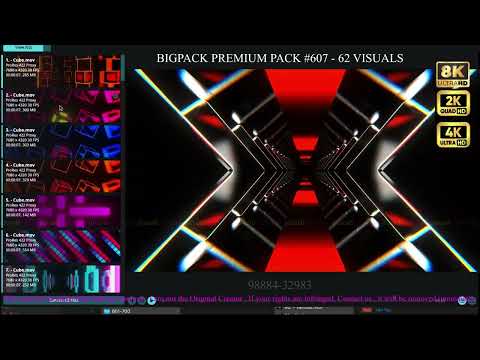 BigPack Premium Pack #607  -  62 Visuals - 8K!