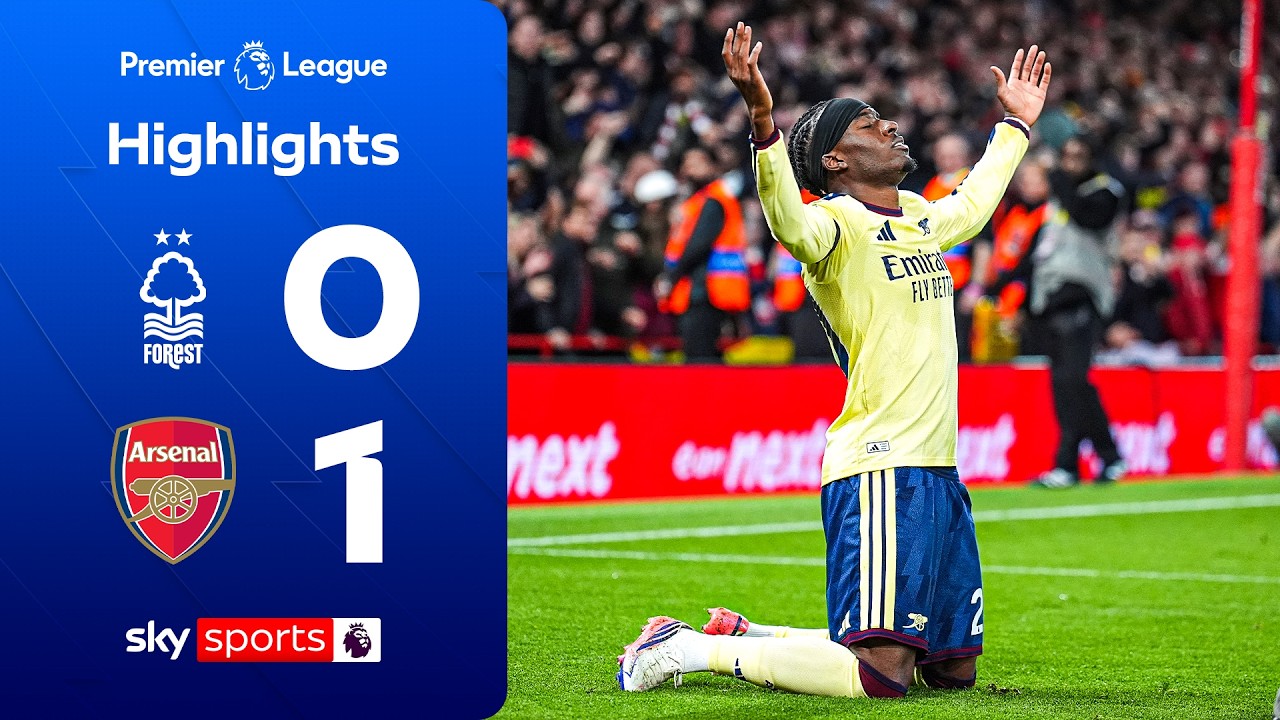 Madueke snatches it late for champions 🔴 | Nottingham Forest 0-1 Arsenal | Premier League Highlights