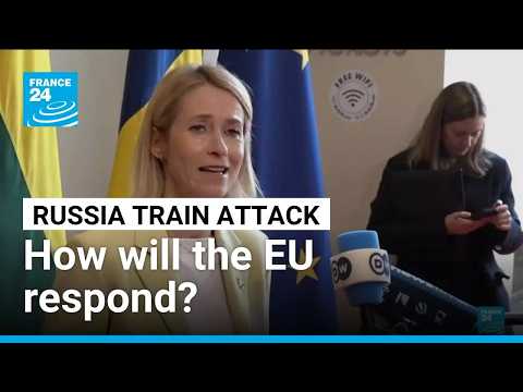 How will EU respond to Russian attack on train near Polish border?