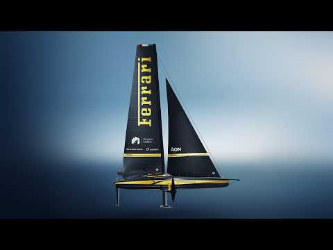 FERRARI REVELA PINTURA DO HYPERSAIL, SEU PRIMEIRO VELEIRO OCEÂNICO