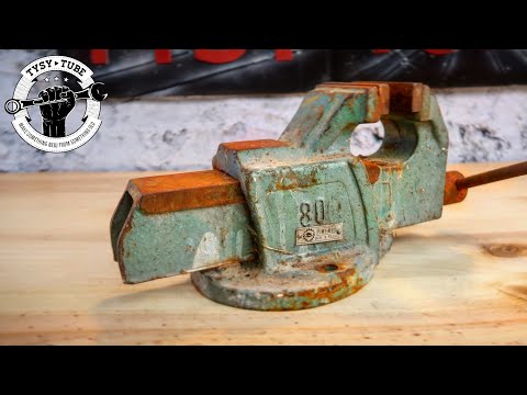 Rusty Old Vise Restoration