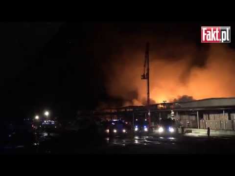 Wielki pożar w Zawierciu! Słup dymu nad miastem