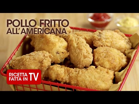 Come fare il 🍗 POLLO FRITTO ALL'AMERICANA 🍗 di Benedetta Rossi - Ricetta TV Fatto in Casa per Voi