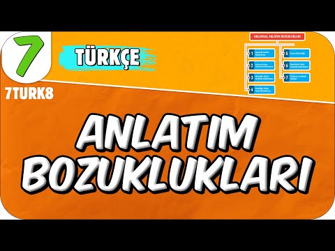 Anlatım Bozuklukları 📙 7. Sınıf Türkçe #2025