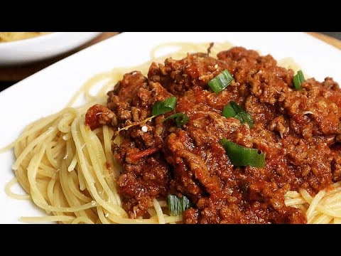 TASTY SPAGHETTI BOLOGNESE | QUICK AND EASY SPAGHETTI BOLOGNESE