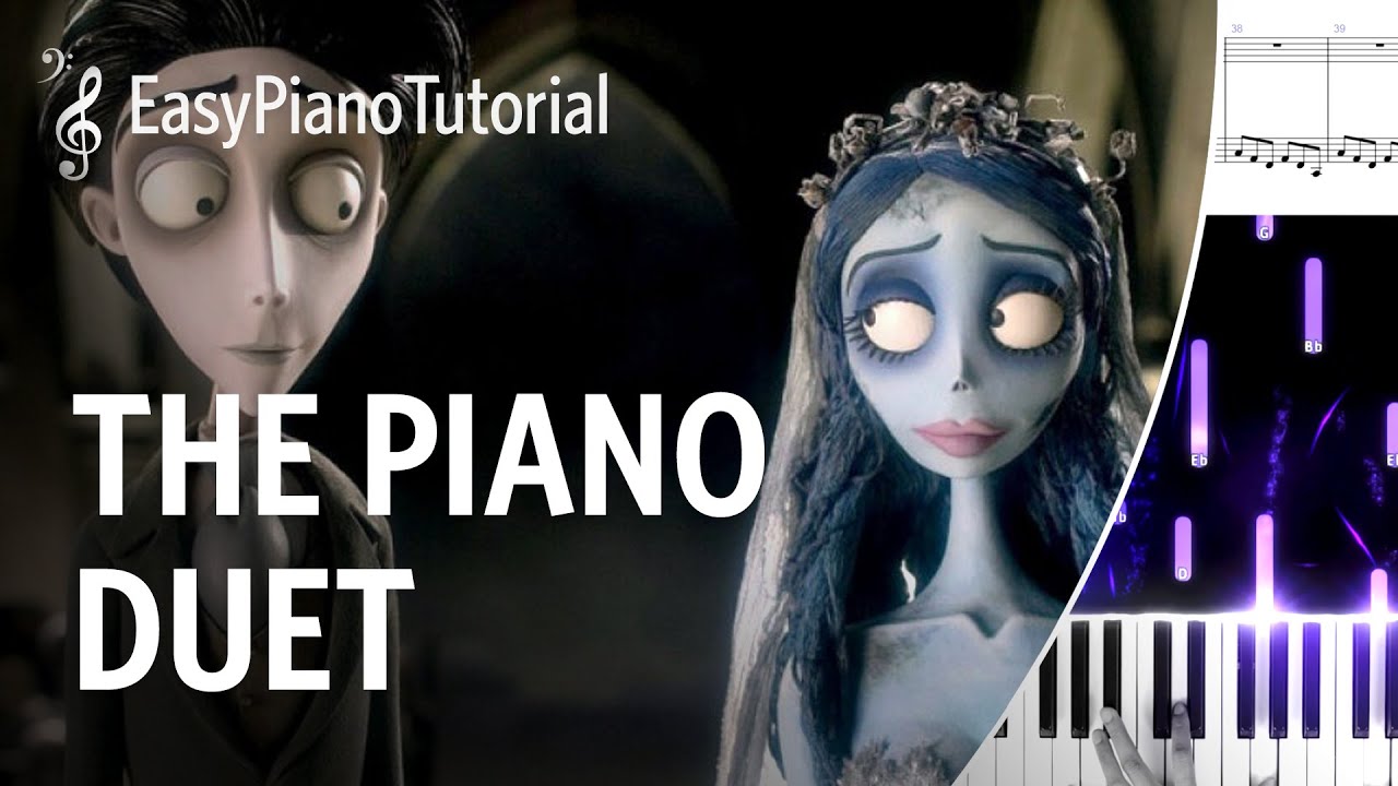 The Piano Duet (Corpse Bride) - Free Piano Tutorial + Sheet Music
