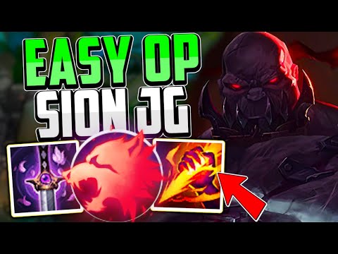EASY FULL HP SION JUNGLE CLEARS [FULL AD HUGE 1 SHOTS!] - League of Legends