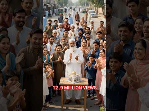 sab hairani ho gaye Dada g ki mini art dekhe kar #islamic #mosque #viral