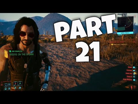 Cyberpunk 2077 Free Roam PS5 Walkthrough Gameplay Part 21 - Riders On The Storm (FULL GAME) In 2k