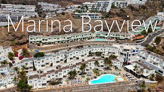 Marina Bayview 4* Hotel at Puerto Rico, Gran Canaria | Drone + Beach Walk