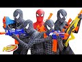 Spider Man Nerf War Battle Collection (Nerf First Person Shooter Compilation)