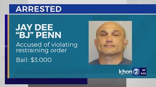 Former UFC champion B.J. Penn arrested — again