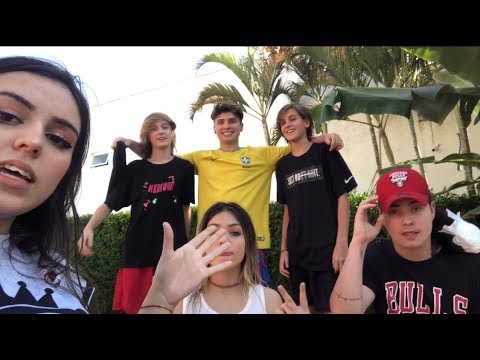 Desafio na piscina com irmão berti e Leal