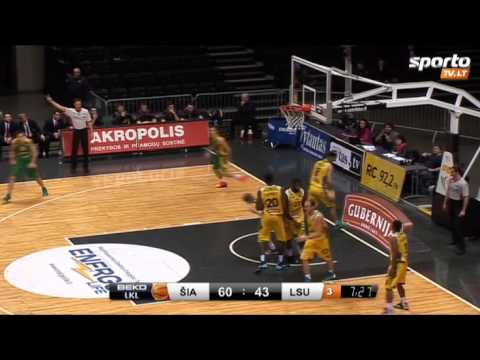 SportoTV.lt: LKL „Šiauliai" - „LSU-Atletas" 2014-03-18