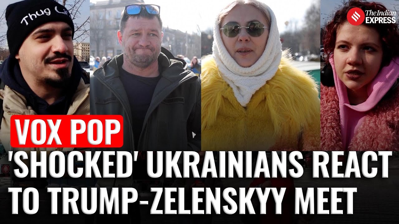 'Shocked' Ukrainians React To Donald Trump-Zelenskyy Showdown: 'Childish' | VOX POP