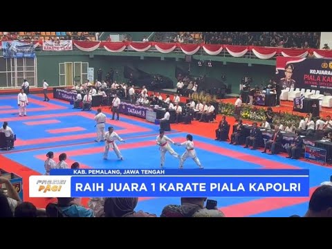 POLWAN POLRES PEMALANG RAIH JUARA 1 KARATE PIALA KAPOLRI