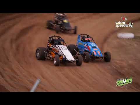 June 24 at TWW Cairns Speedway - Wingless heat 1 - Thunder in the Canefields