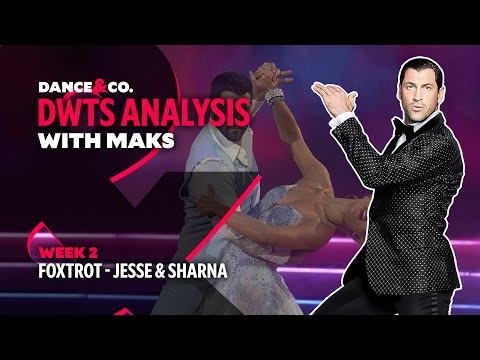 DWTS MAKS ANALYSIS: Week 2 - Jesse Metcalfe & Sharna Burgess's Foxtrot