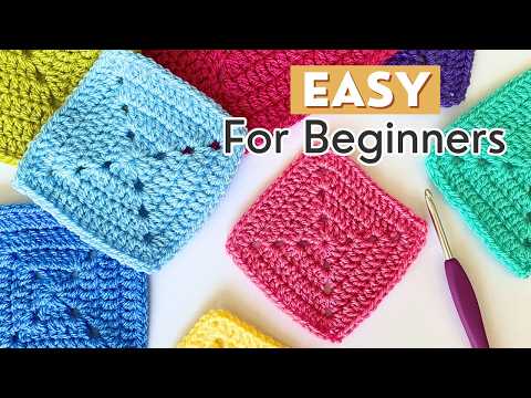 How to Crochet a Solid Granny Square (Easy Step-by-Step Tutorial)
