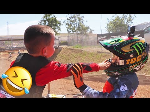 Motocross Fight at Hangtown! Dangerboy Gets Taken Out!?