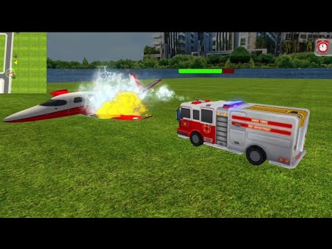 American Fire Fighter Airplane Rescue Heroes | Fire fighting | Android games gameplay #3