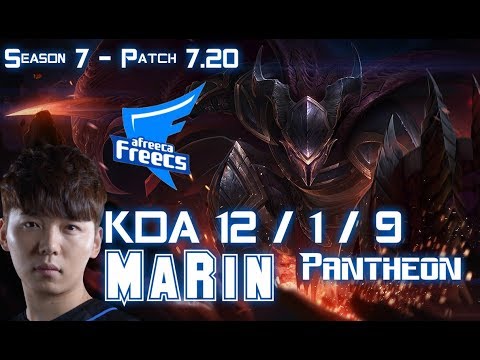 AFs MaRin PANTHEON vs GANGPLANK Top - Patch 7.20 KR Ranked