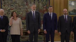 Su Majestad el Rey sanciona la reforma del artículo 49 de la Constitución Española