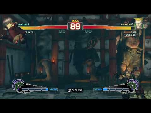 SSF4: Kiryu Tsukimiya (Guy) vs. Lkia (Guile)