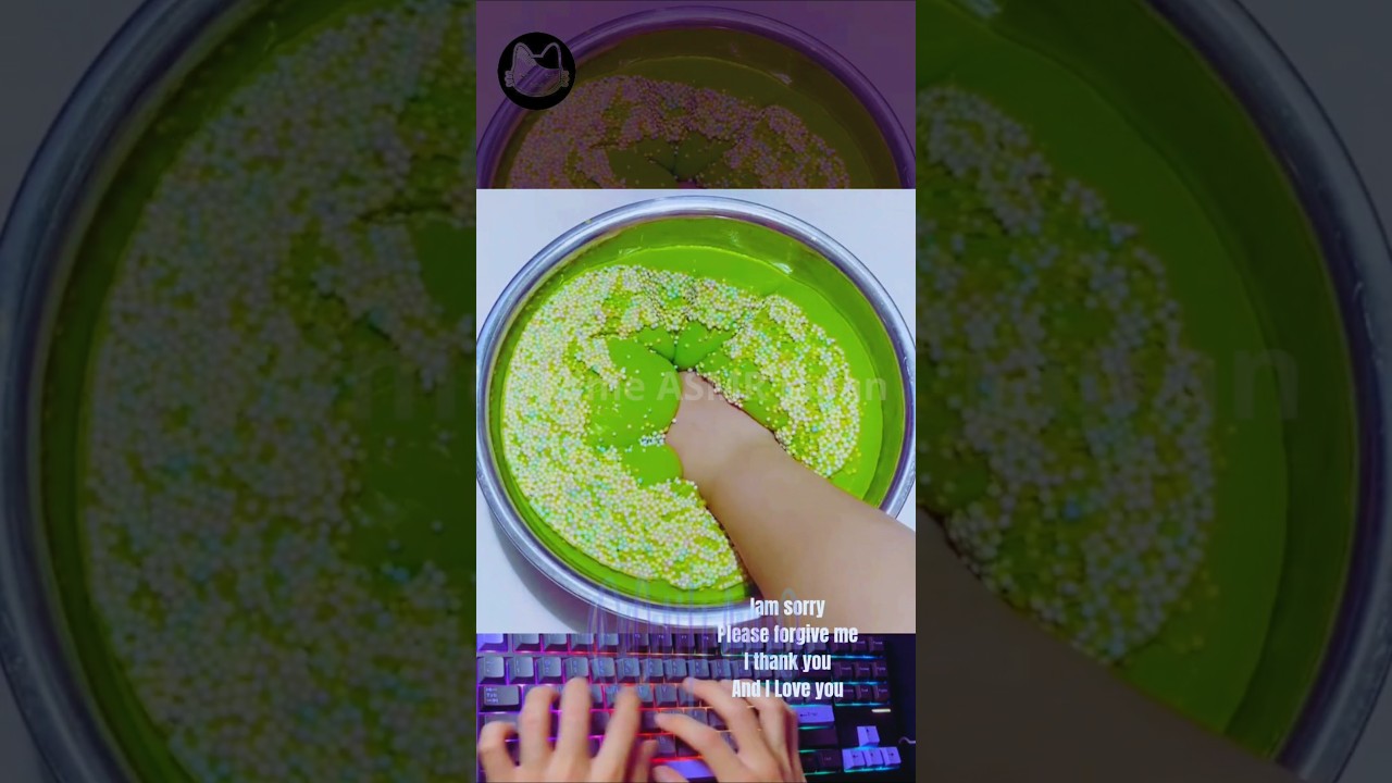 【暇 つ ぶ し】 ス ラ イ ム! 気 持 ち い い！ ス ラ イ ム 動画 ❤ SLIME VIDEO #スライム #スライム動画 #BGM無  #slime #asmr #video P106