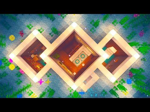 Minecraft Unterwasser Haus bauen Tutorial 1.20 - Minecraft Unterwasser Basis bauen 1.20 Tutorial