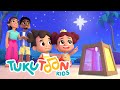 Silent Night 🌙✨ | Christmas Song for Kids | TukuToon Kids