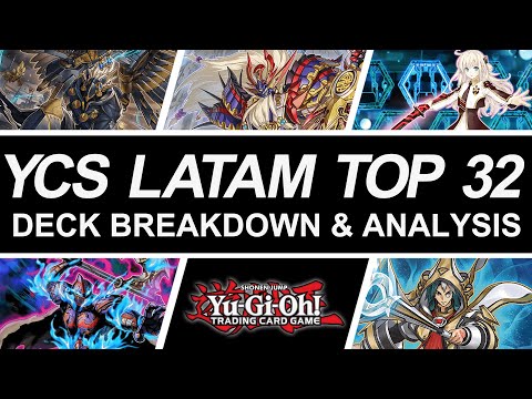 YCS Latin America Top 32 Remote Duel Deck Breakdown & Overview - OzoneTCG - January 2022