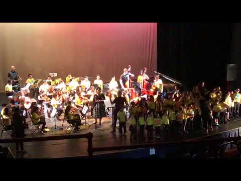 UCMP Children Orchestra and Choir  perform Somewhere with Soprano Maria Fernanda Brea